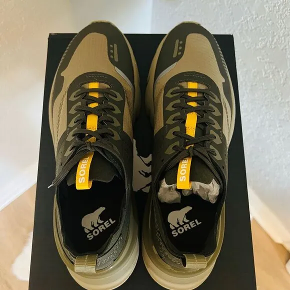 SOREL Kinetic Rush Ripstop Sneaker Tennis Shoes, Green, Size 7.5, NWT