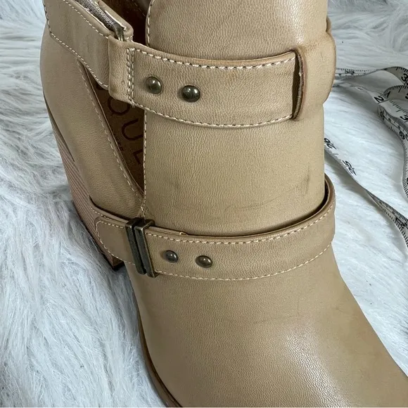 Soul Naturalizer Matcha Booties Faux Leather Size 10M
