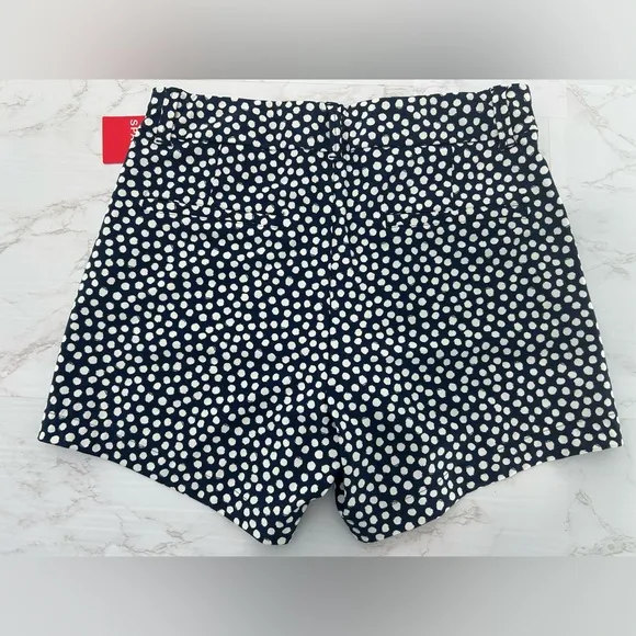 SPANX Navy Painted Dot Sunshine Shorts