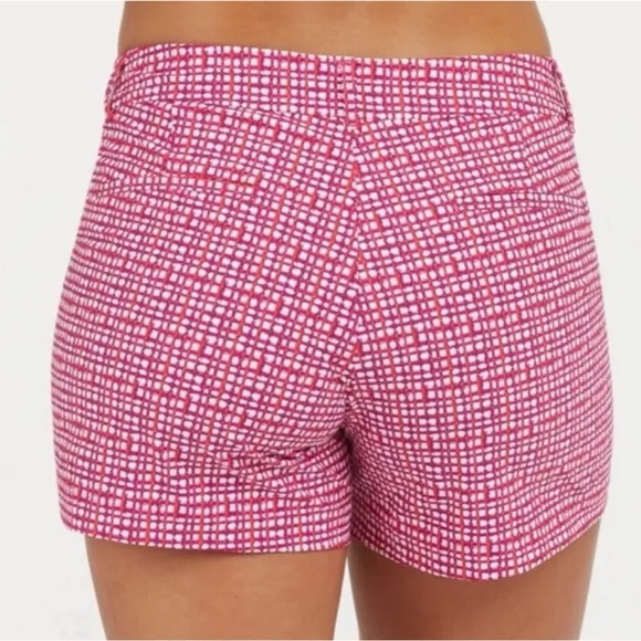 Spanx Sunshine Shorts, 4&quot; Hibiscus Gingham Medium NWT