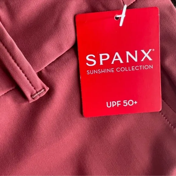 Spanx UPF 50  Sunshine Shorts 4 Sun Washed Red