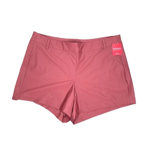 Spanx UPF 50  Sunshine Shorts 4 Sun Washed Red