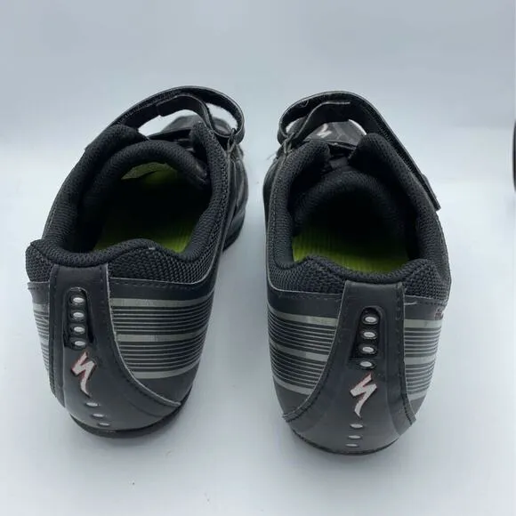 Specialized Mens Sport Touring Cycling Shoes Black 6101-5547 Hook And Loop 13 M