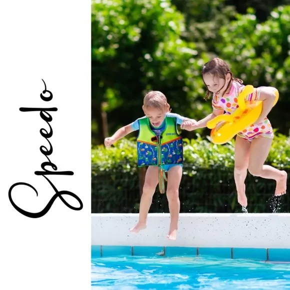 Speedo Child’s UPF 50 Life Vest Swim Floatation Device
