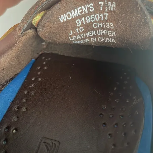 Sperry 9195017 Topsider women’s original 2 Eye boat brown shoes 7 1/2