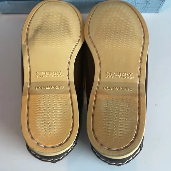 Sperry 9195017 Topsider women’s original 2 Eye boat brown shoes 7 1/2