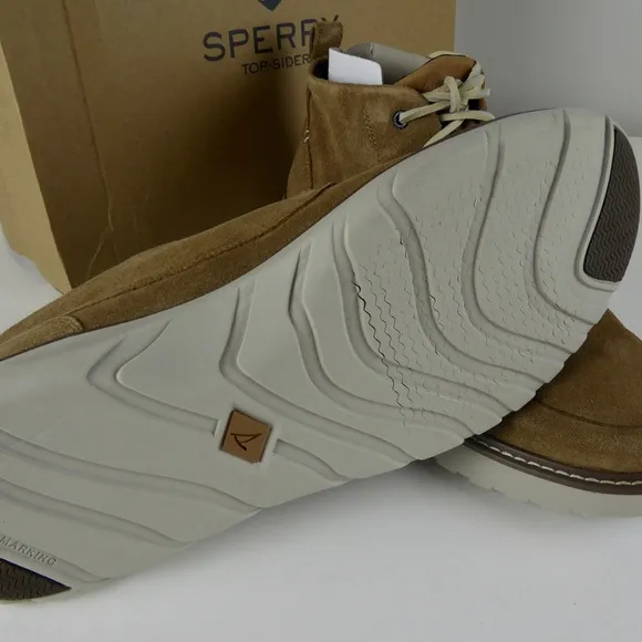 Sperry Element Suede Leather Chukka Boot NIB Tan