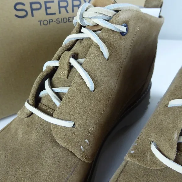 Sperry Element Suede Leather Chukka Boot NIB Tan