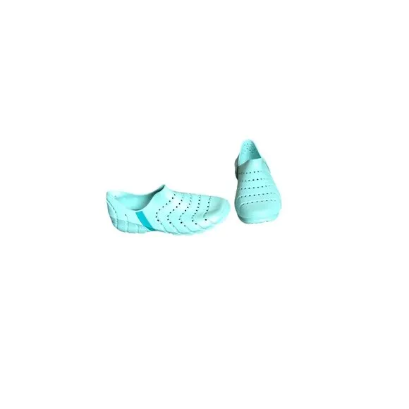 Sperry Light Blue Plastic Slip On Shoes