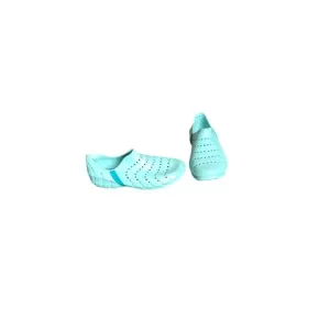 Sperry Light Blue Plastic Slip On Shoes
