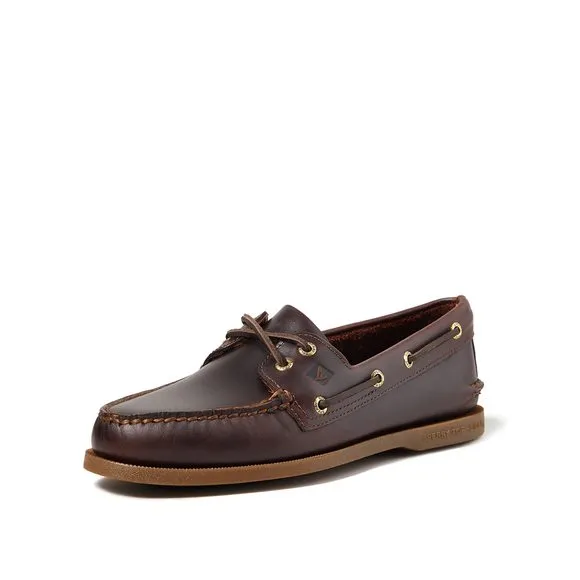 SPERRY MEN'S AUTHENTIC ORIGINAL 2-EYE BOAT SHOE, AMARETTO, 11.5 M US