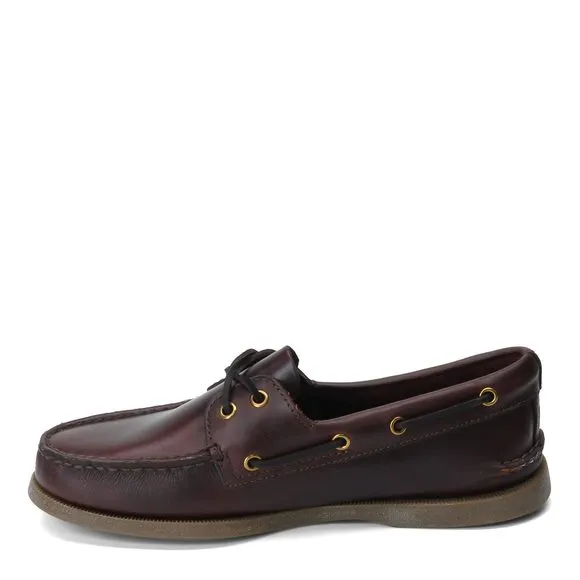 SPERRY MEN'S AUTHENTIC ORIGINAL 2-EYE BOAT SHOE, AMARETTO, 11.5 M US