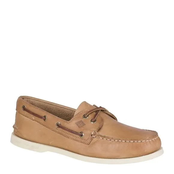 SPERRY MENS AUTHENTIC ORIGINAL 2-EYE BOAT SHOE, OATMEAL, 13 US