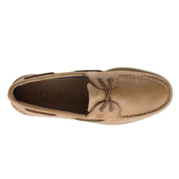 SPERRY MENS AUTHENTIC ORIGINAL 2-EYE BOAT SHOE, OATMEAL, 13 US