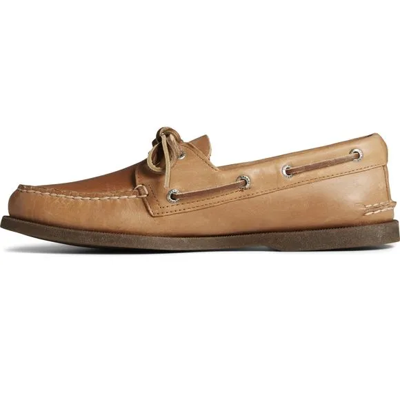 SPERRY MEN'S AUTHENTIC ORIGINAL 2-EYE BOAT SHOE, SAHARA, 7.5 M US