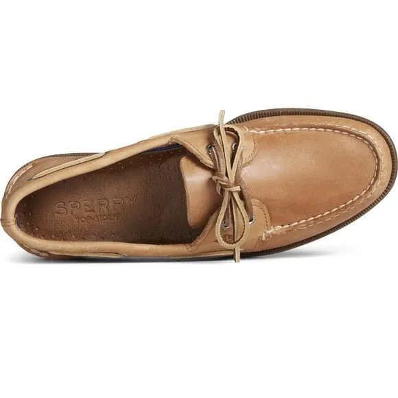 SPERRY MEN'S AUTHENTIC ORIGINAL 2-EYE BOAT SHOE, SAHARA, 8 M US