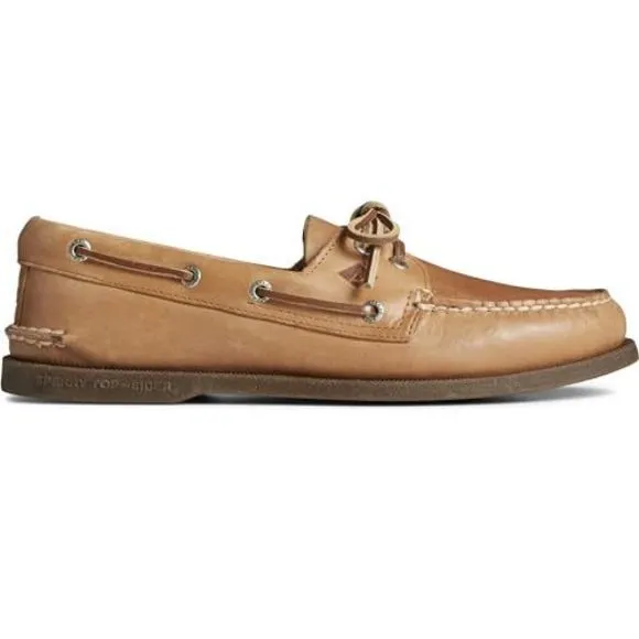 SPERRY MEN'S AUTHENTIC ORIGINAL 2-EYE BOAT SHOE, SAHARA, 8 M US