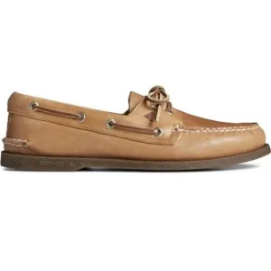 SPERRY MEN'S AUTHENTIC ORIGINAL 2-EYE BOAT SHOE, SAHARA, 8 M US