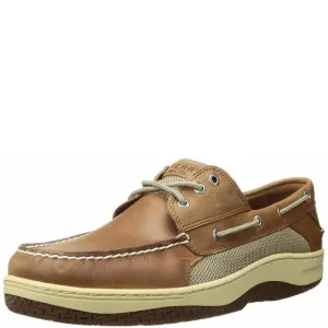 SPERRY MEN'S BILLFISH 3-EYE BOAT SHOE DARK TAN 10 M