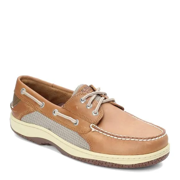 SPERRY MEN'S BILLFISH 3-EYE BOAT SHOE DARK TAN 10 M