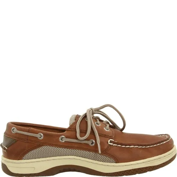 SPERRY MEN'S BILLFISH 3-EYE BOAT SHOE DARK TAN 11.5 M