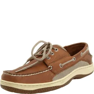 SPERRY MEN'S BILLFISH 3-EYE BOAT SHOE DARK TAN 11.5 M
