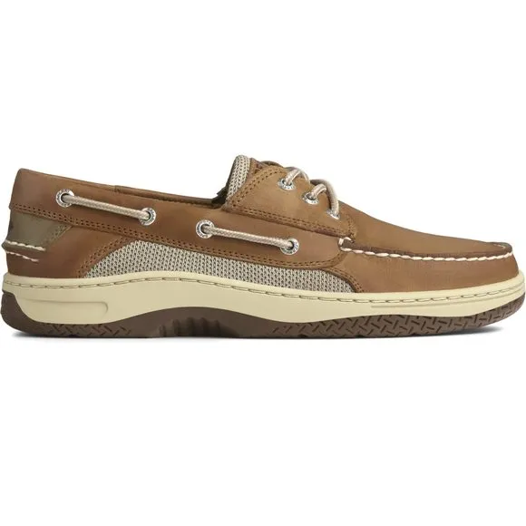 SPERRY MEN'S BILLFISH 3-EYE BOAT SHOE DARK TAN 8.5 M