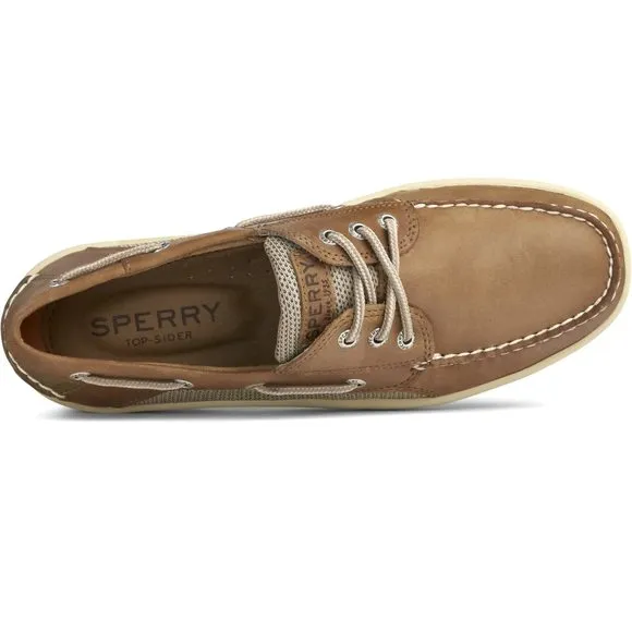 SPERRY MEN'S BILLFISH 3-EYE BOAT SHOE DARK TAN 8.5 M