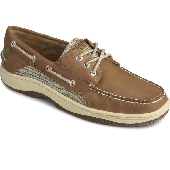 SPERRY MEN'S BILLFISH 3-EYE BOAT SHOE DARK TAN 8.5 M