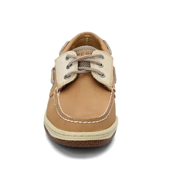 SPERRY MEN'S BILLFISH 3-EYE BOAT SHOE TAN/BEIGE 10.5 M