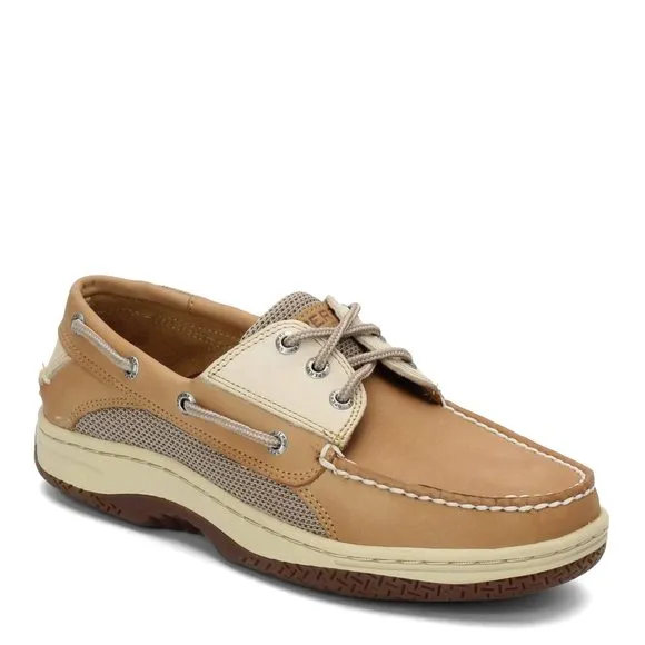SPERRY MEN'S BILLFISH 3-EYE BOAT SHOE TAN/BEIGE 10.5 M
