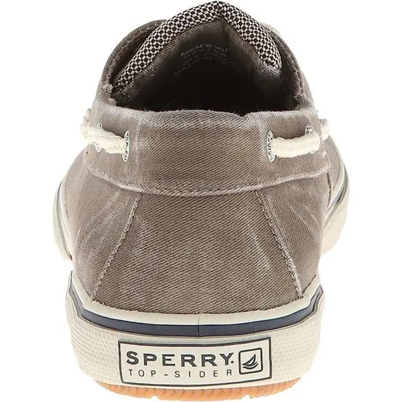 Sperry Men's, Halyard Boat Shoe Chambray Chocolate/TAN 10 M