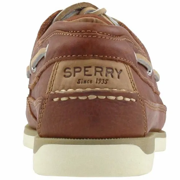 SPERRY MENS MAKO 2-EYE BOAT SHOE, TAN, 11.5