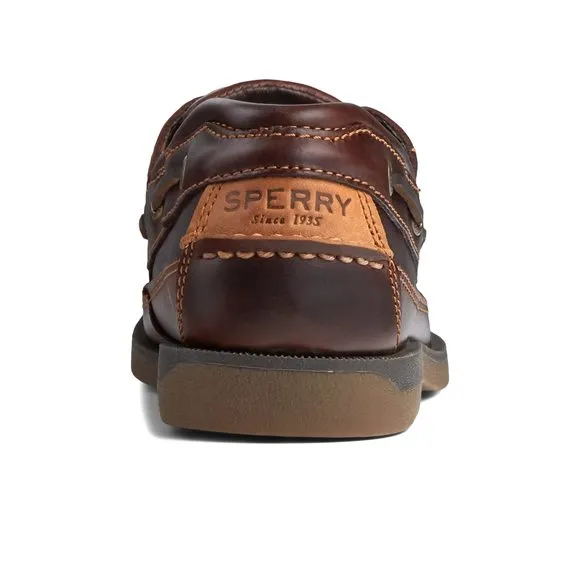 SPERRY TOP-SIDER MEN'S MAKO 2-EYE CANOE MOC AMARETTO SIZE 10.5