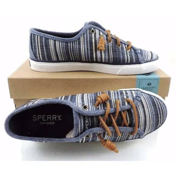 Sperry Top Sider Seacoast Fashion Sneakers Navy Multi