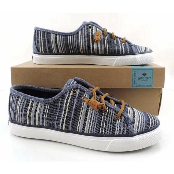 Sperry Top Sider Seacoast Fashion Sneakers Navy Multi