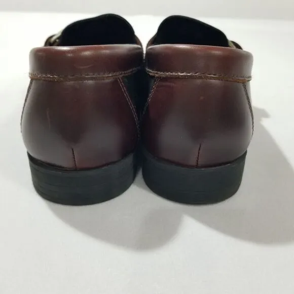 SPERRY Top Sider Shoes Mens 10.5 Tremont Kiltie Black Brown Leather Boat Loafer
