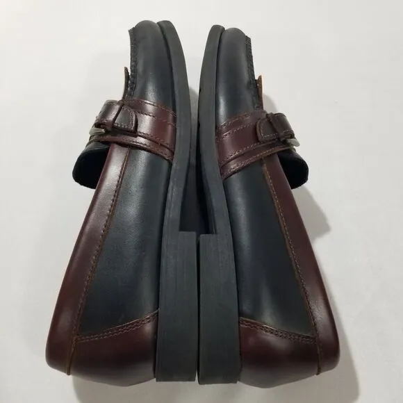 SPERRY Top Sider Shoes Mens 10.5 Tremont Kiltie Black Brown Leather Boat Loafer