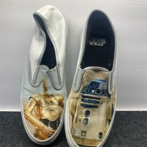 Sperry x Star Wars Men's Canvas Slip-On Shoes R2-D2 C-3PO Size 9.5