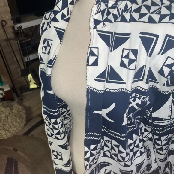 St. John Sport • by Marie Gray • Blue/ White • Large • Sailor Theme • Jacket