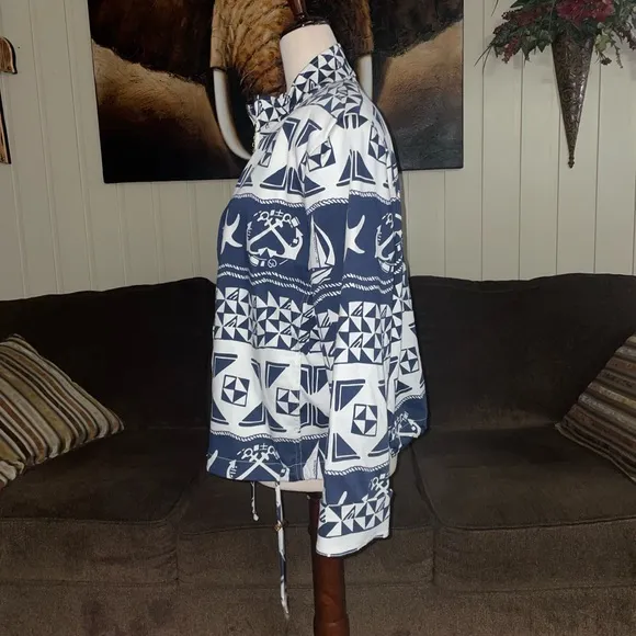 St. John Sport • by Marie Gray • Blue/ White • Large • Sailor Theme • Jacket