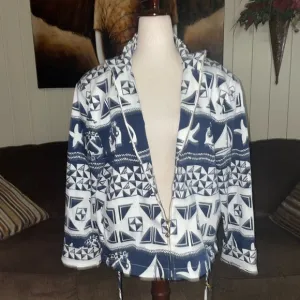 St. John Sport • by Marie Gray • Blue/ White • Large • Sailor Theme • Jacket