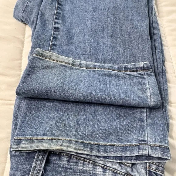 St. John's Bay Straight Leg Denim Jeans  12Long Mid Rise 3 Pair Bundle Light