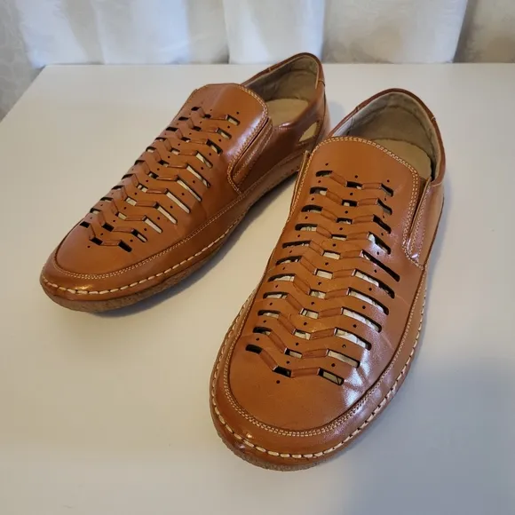 Stacy Adams Men's Driving Loafer Style, Shoes, Size 11.5m, Naples Natural