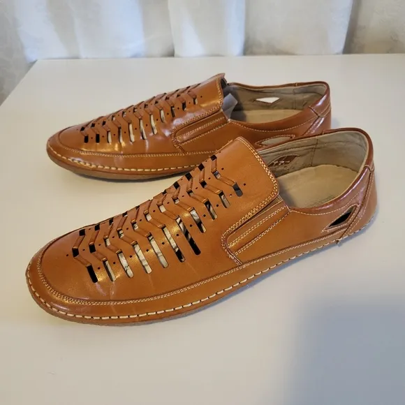 Stacy Adams Men's Driving Loafer Style, Shoes, Size 11.5m, Naples Natural
