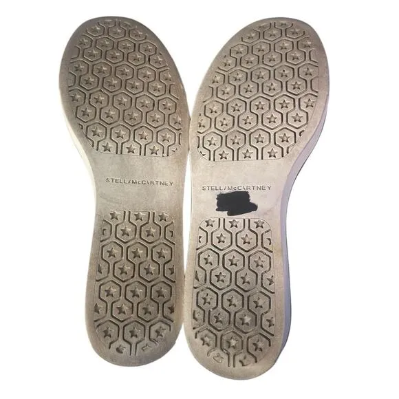 Stella McCartney Binx Lace Platform Sneaker Shoe White Cream Size 5/35