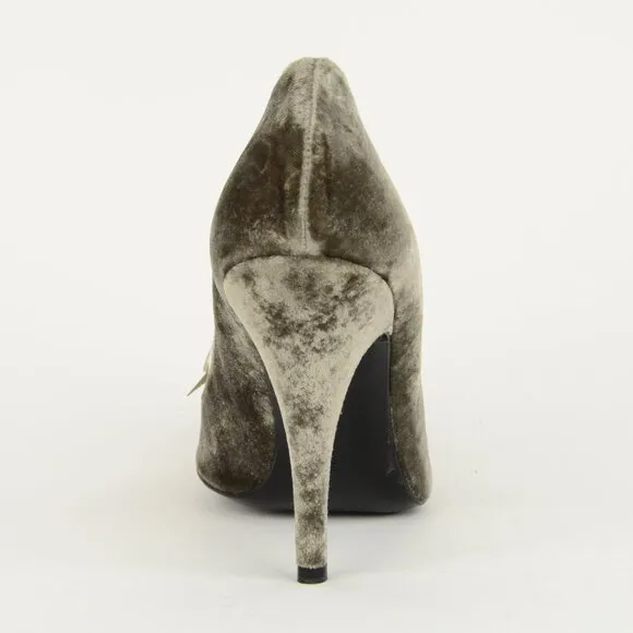 STELLA MCCARTNEY SHOES VELVET BOW PUMPS  sz IT 39.5 US 9.5