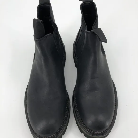 Steve Madden Black Leather Combat &amp; Moto Boots | Excellent Condition