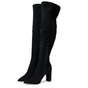 Steve Madden Blyss Women's Boots Pointed Toe Black Suede Size 7.5 NWB