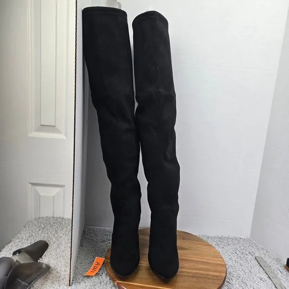 Steve Madden Gorgeous Black Casual Fashion Casual Over The Knee Boots Womens 8 M